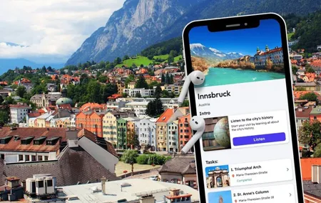 Innsbruck English Audio Tour with Quizzes on your Phone