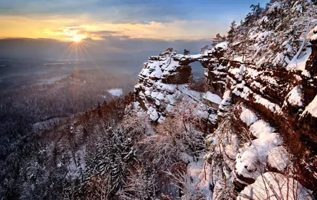 Winter Fairytale The BEST of Bohemian & Saxon Switzerland Hiking Tour