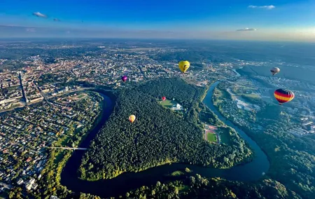 Hot Air Balloon Flight over Vilnius or Trakai