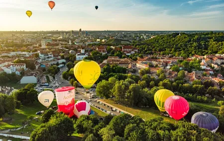 Hot Air Balloon Flight Over Vilnius or Trakai(transfer included)