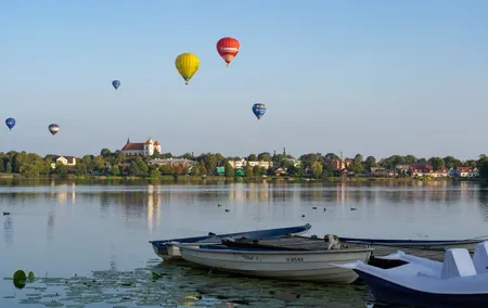 Romantic Hot Air Balloon Flight over Vilnius or Trakai