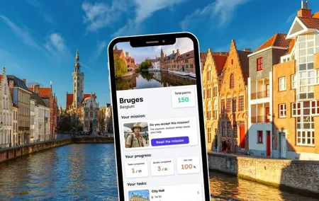 Bruges Exploration Private Game and City Tour on your Phone