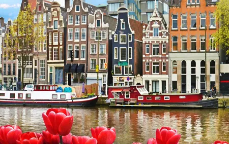 Private transfer from Bruges to Amsterdam, 2h Stop in Utrecht