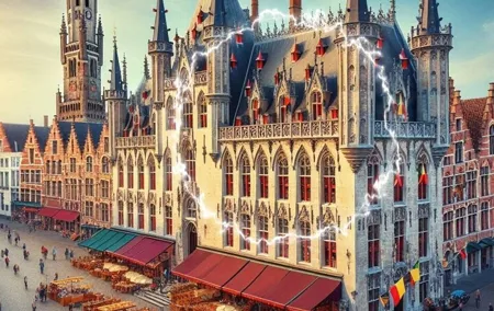 Magic Theme Team Adventure Game in the Streets of Bruges