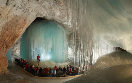 Private Werfen Ice Cave and Golling Waterfall from Salzburg