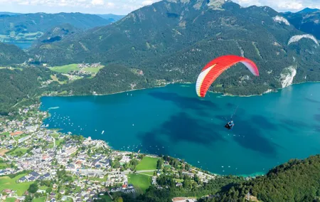 Private Tandem Paragliding Experience in St. Gilgen