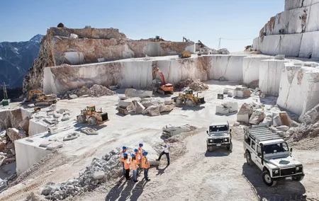 Carrara Marble Quarries Tour by Land Rover