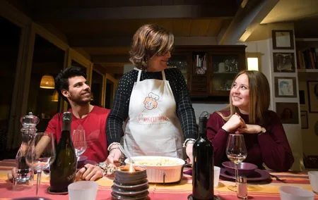 Dining experience at a local's home in Pontedera with cooking demo