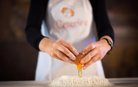 Private market tour and cooking class with lunch or dinner in Rimini