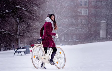 Winter Ride on eBike in Prague