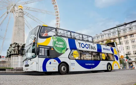 Brussels Tootbus Discovery Hop-on Hop-off and Ferris Wheel