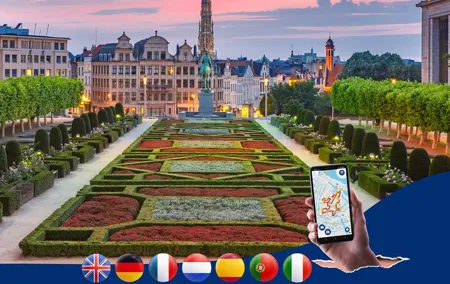 Brussels: City Walk with Audioguide in 7 Languages on your Phone
