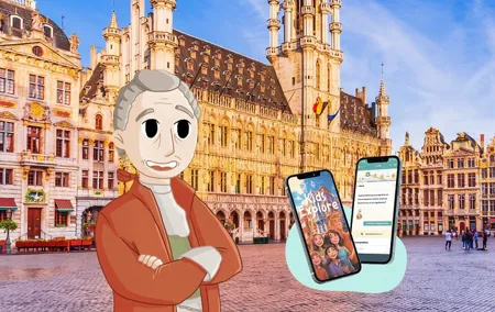 Discover Brussels while playing with the children! Escape room