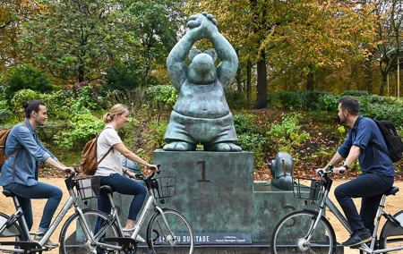 Brussels Private Bike Tour Highlights, Parks and Drinks