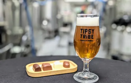 Beer & Chocolate Tasting in a Brewery-Distillery