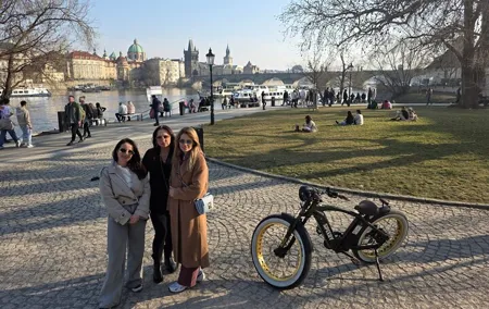 Prague's Viewpoints & Sightseeing on Comfortable E-bike