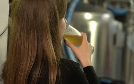 Beer tasting in a Brussels Micro Brewery and Distillery
