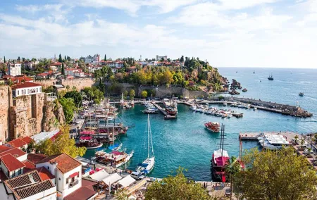 Antalya: City Tour with Boat Trip, Old Town & Waterfalls