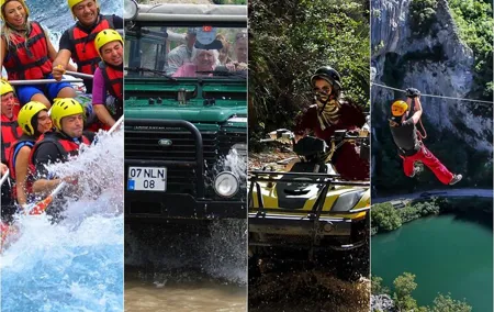 Antalya Super Combo W/Rafting ,Jeep Safari ,Quad Biking & Zipline