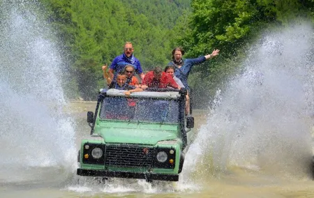 Antalya Rafting, Jeep Safari, Zipline, Buggy Safari Combo Tour