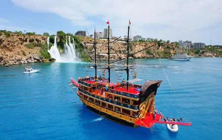 Antalya Lara Pirate Boat Day Trip with Lunch & Soft Drink