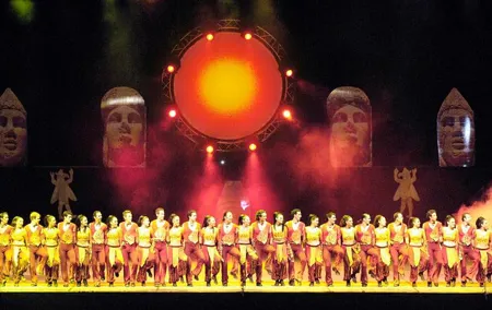 Fire of Anatolia at Gloria Aspendos Arena from Antalya