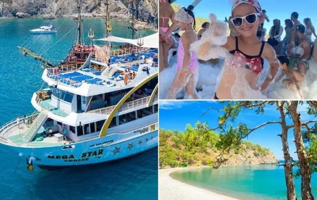 Mega Star Party Boat Trip From Antalya With Lunch And Transfer