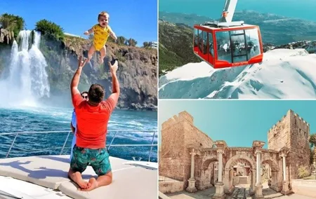 ANTALYA CITY TOUR : Olympos Cable Car & Waterfalls & Boat Trip