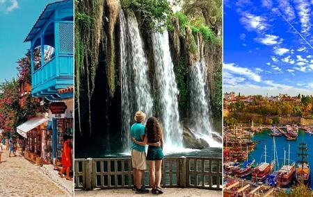 DISCOVER ANTALYA CITY : Cable Car & Düden Waterfalls & Boat Trip