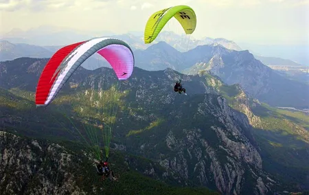Paragliding on Tahtali mountain from Antalya
