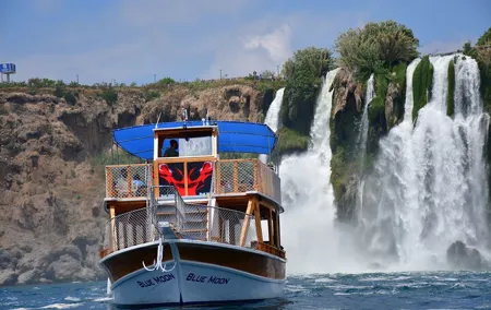 Would you like to see Antalya Lara Waterfall up close?