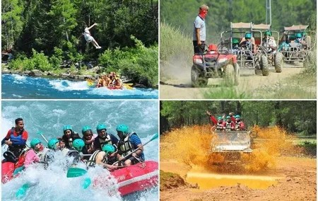 Antalya Super Combo 4in1: Rafting, Jeep Safari, Buggy & Zipline