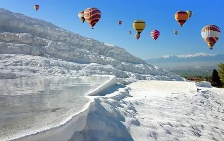 Hot Air Ballooning Over Pamukkale's Wonders