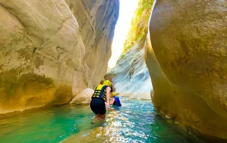 Canyoning and Rafting Adventure incl. Lunch from Alanya