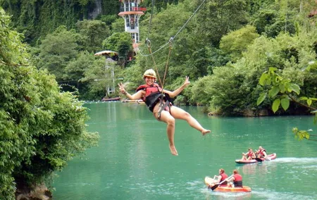 Antalya Full-Day Combo Tour Jeep Rafting and Zipline