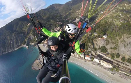 Experience Excitement With Paramator or paragliding.
