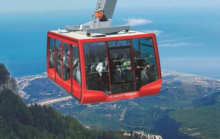 Cable Car elevation 2365 meters.
