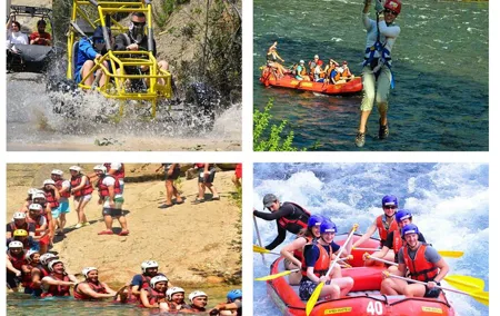 Full Day Rafting, Buggy Safari and Zipline Activity from Antalya