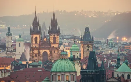 Prague: main touristic points