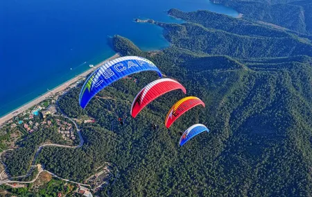 Antalya Tahtalı Summit Tandem Paragliding with Cable Car Transfer
