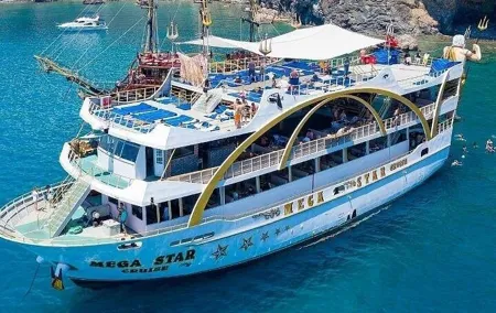 Mega Star Boat Trip From Antalya To Kemer with Lunch Transfer