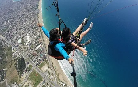 Alanya Paragliding and Cleopatra Beach from Antalya
