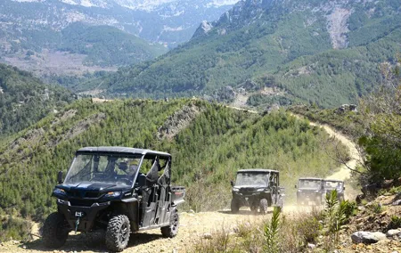 Day Trip from Antalya MONSTER UTV Driving and Rafting