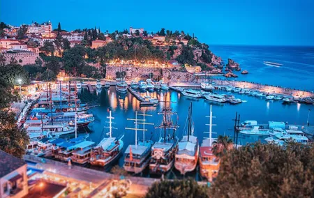 Antalya Night Lights: Private Evening Tour with City Views