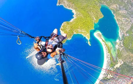 From Antalya: Tandem Paragliding in Fethiye Blue Lagoon