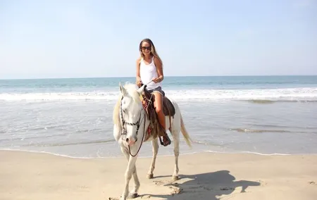 Side Horse Safari in Forest and Beach with Transfer