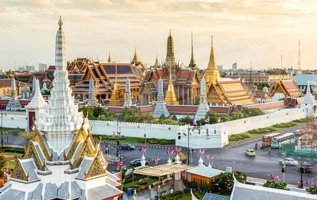 Bangkok Royal Road - Top 3 Major Monuments (Grand Palace, Wat Pho, Wat arun)