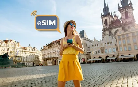 Unlimited Internet with eSIM Mobile Data in Prague and Czech