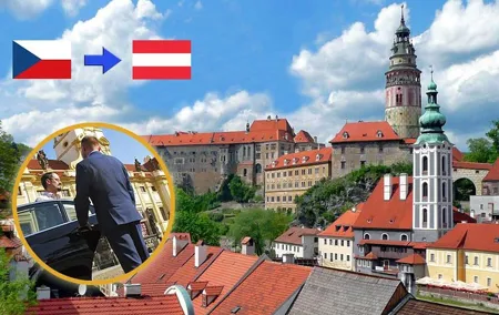 Private Transfer from Prague to Salzburg with a Stopover in Cesky Krumlov