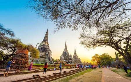 Ayutthaya Sunset Discovery, Boat Ride, Noted Sights, Local Market